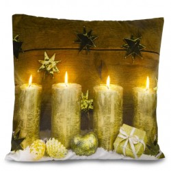 Fata de perna decorativa LED lumanari Fata de perna decorativa LED lumanari
